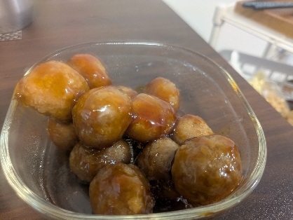 甘酢あんのひき肉団子