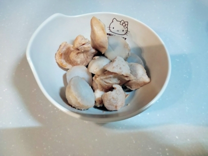 レンジで時短♡定番和食♡鶏もも肉と里芋の煮物