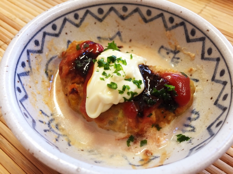 チーズのせソースハンバーグ煮 レシピ 作り方 By たかまさ 楽天レシピ