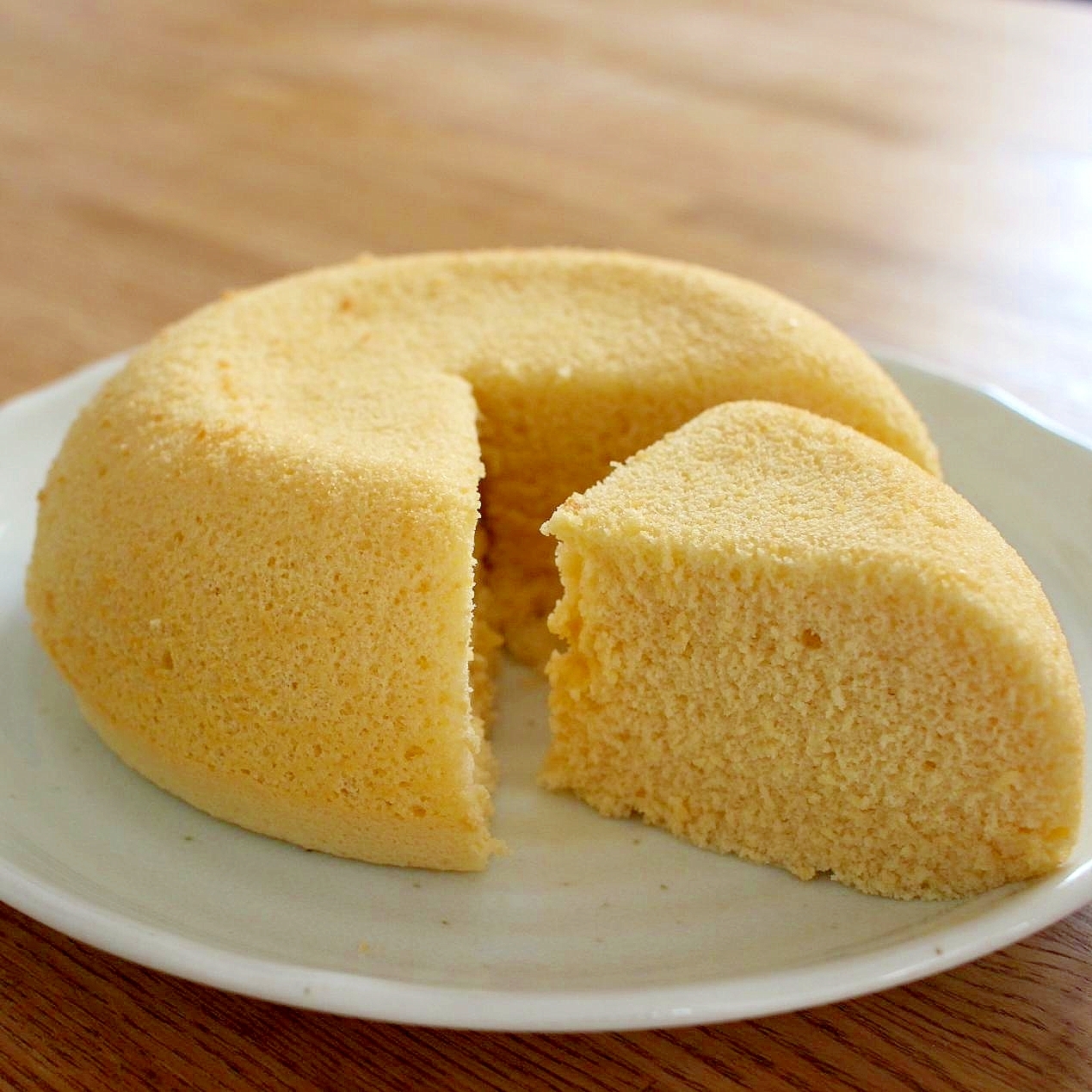 3で覚える/米粉と片栗粉のノンオイル炊飯器ケーキ