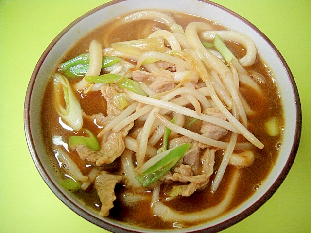 豚もやしカレーうどん