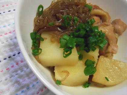 しらたきたっぷり～じゃが芋煮