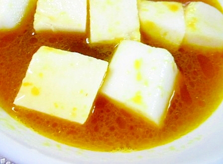 鍋洗いスープ　☆　はんぺんのカレースープ