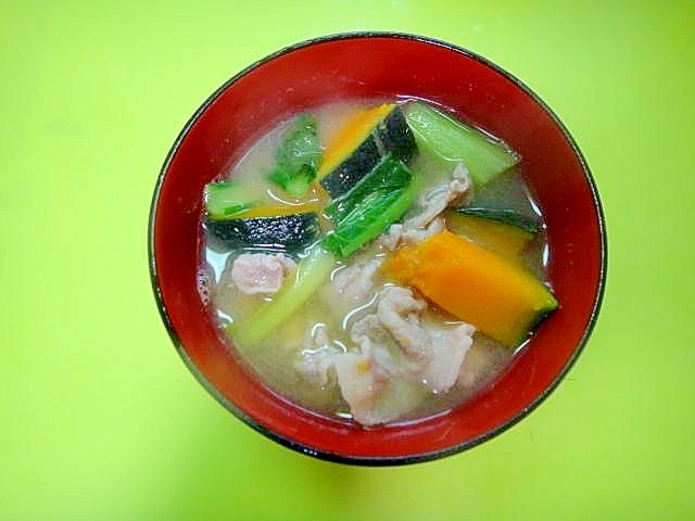 かぼちゃの味噌汁