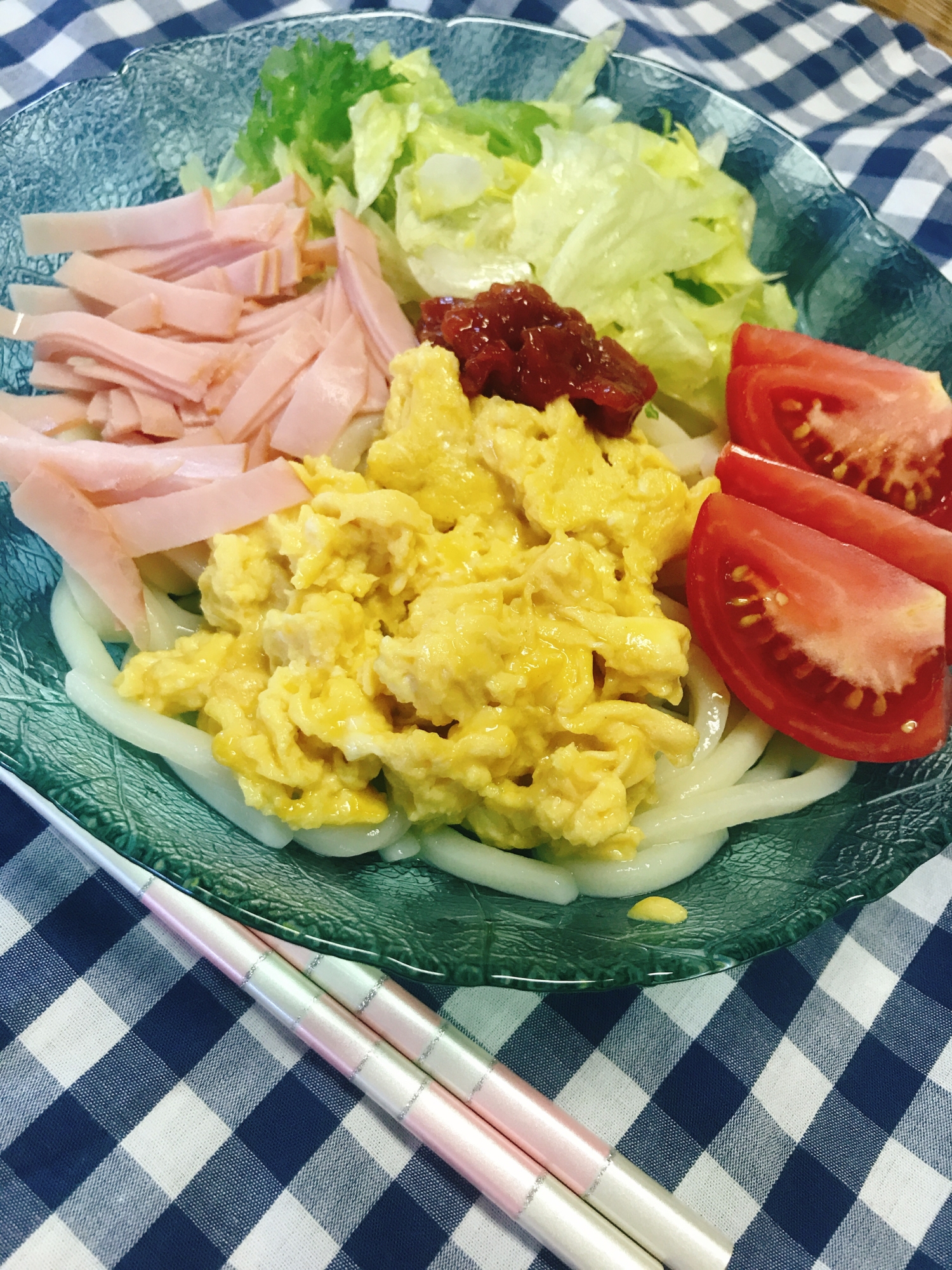 簡単ぱぱっと！サラダうどん