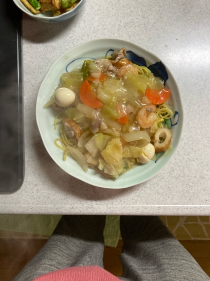 海鮮あんかけ皿うどん