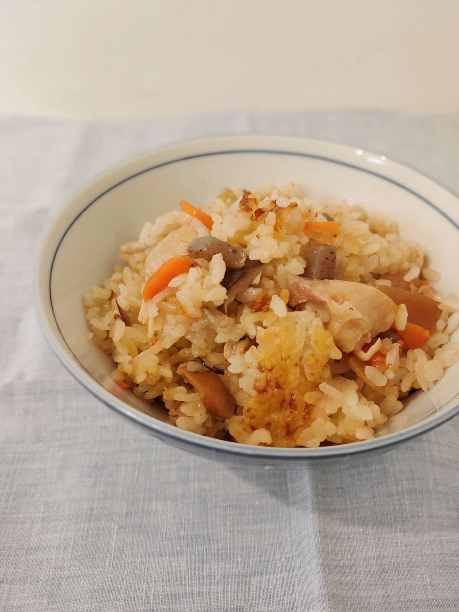 とり釜めしの素で★追加アレンジ