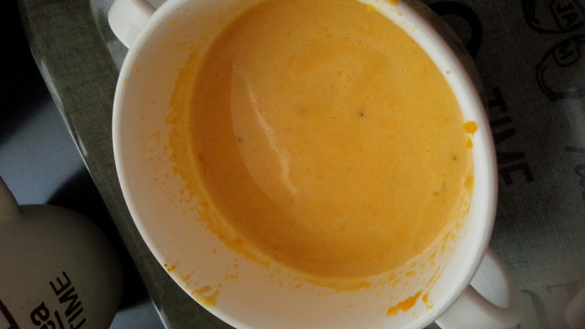 【離乳食後期】かぼちゃのチーズスープ