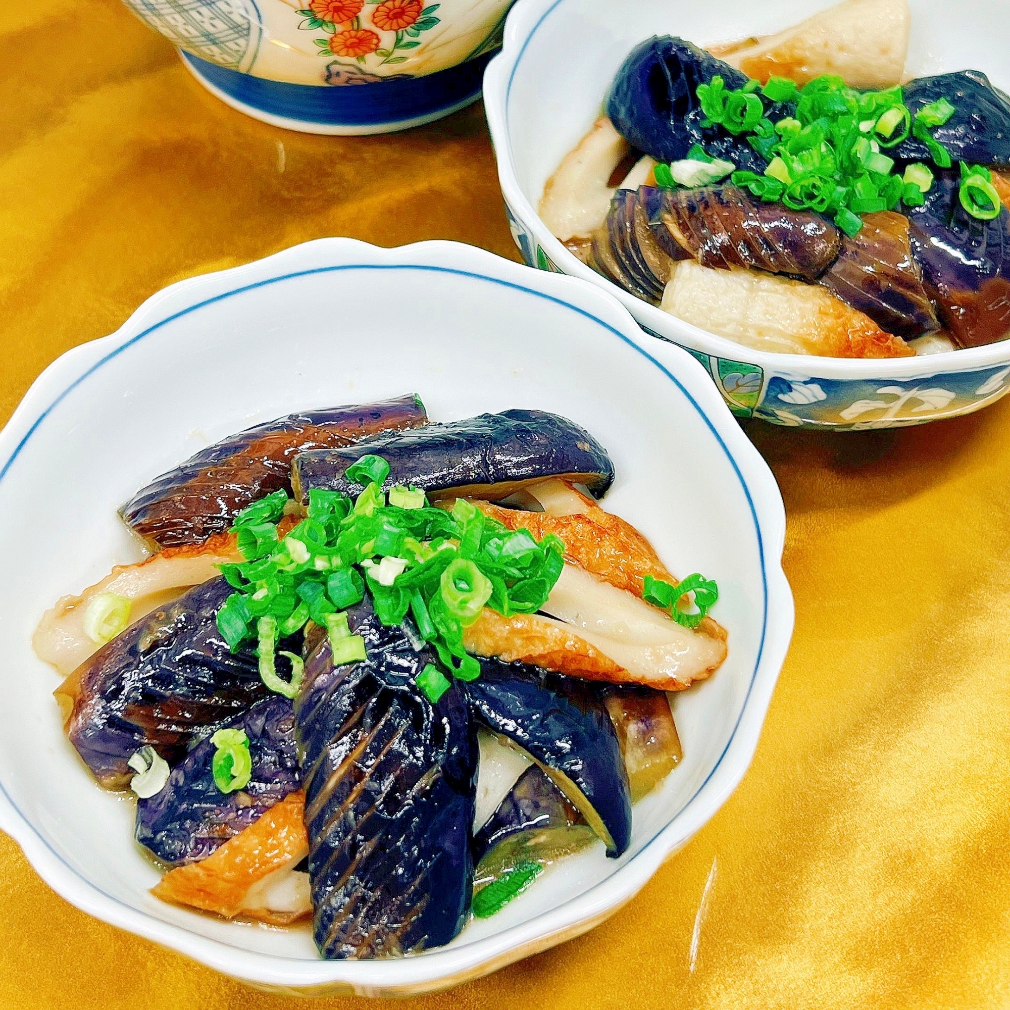 じゅわ〜っと美味しい！茄子と竹輪の煮浸し