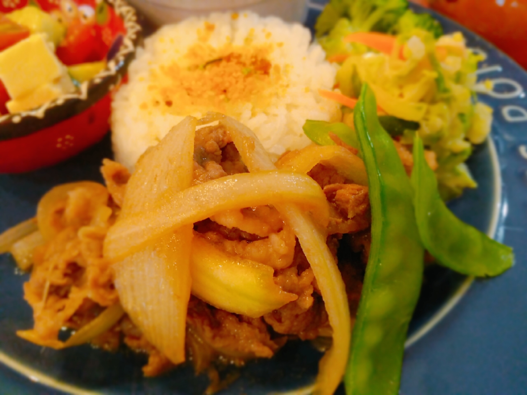 ごはんが進む！牛肉と玉ねぎの漬けだれ焼き♪