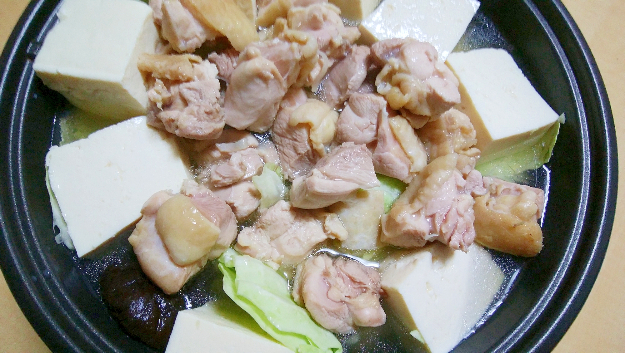 【相撲部屋風】鶏入り湯豆腐