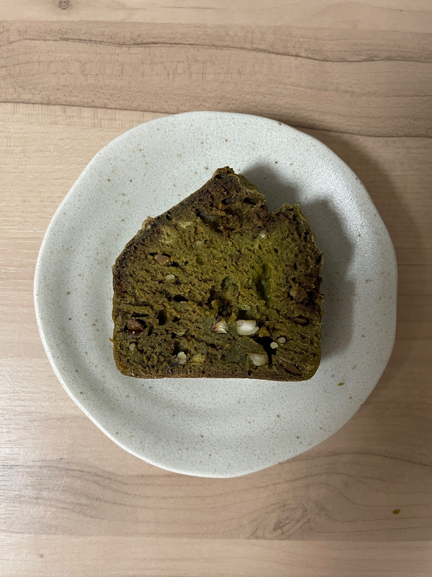 ヴィーガンおやつ！甘酒と抹茶のパウンドケーキ