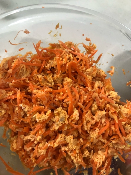 電子レンジで！にんじんしりしり