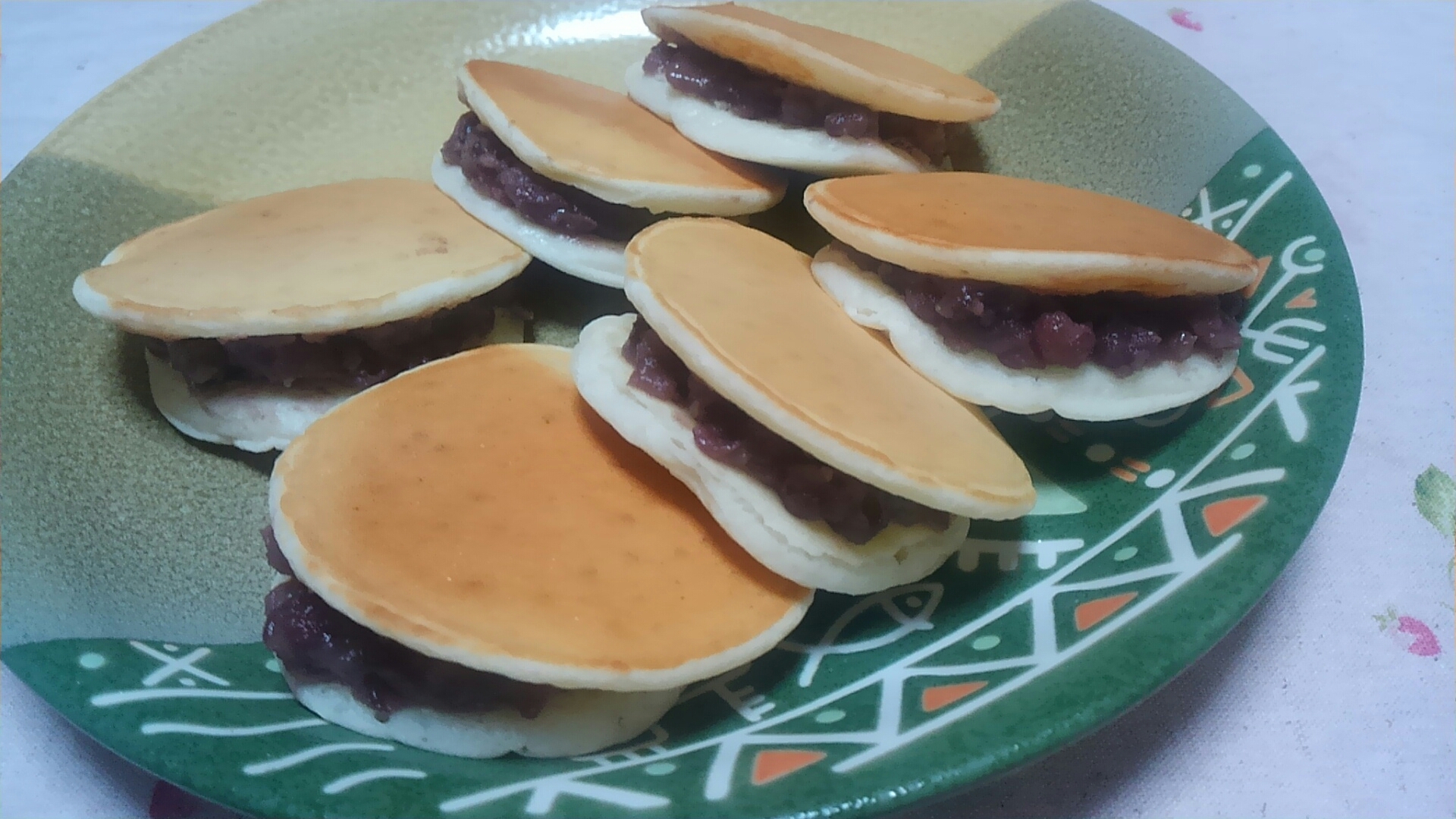 ホットケーキミックスとホエイでどら焼き☆