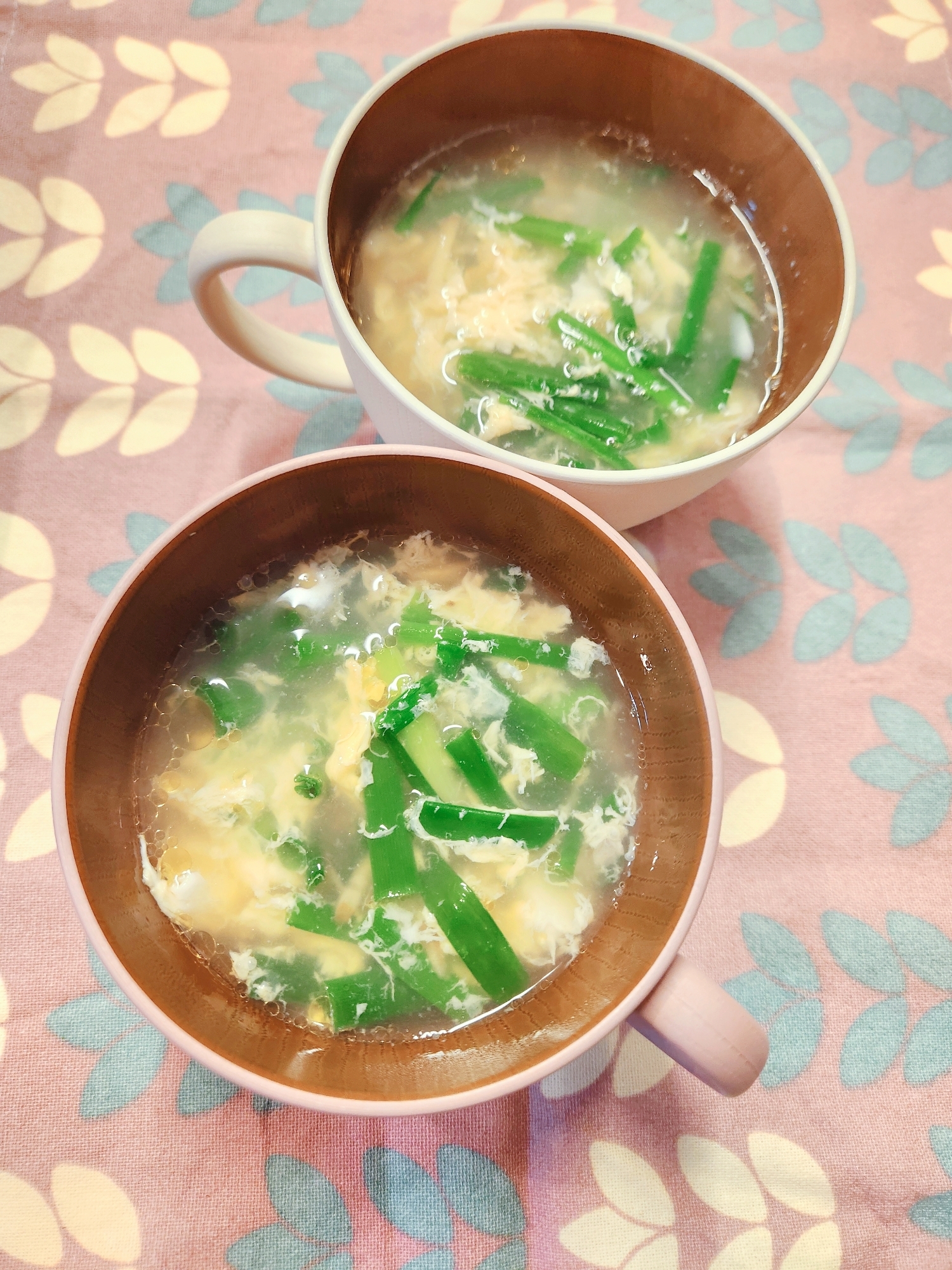 【汁物】生姜とネギの玉子スープ