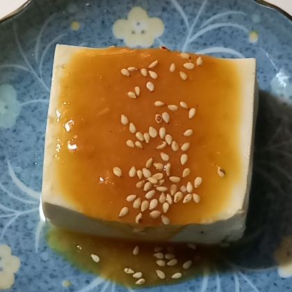 味噌ごまだれ冷奴、温奴