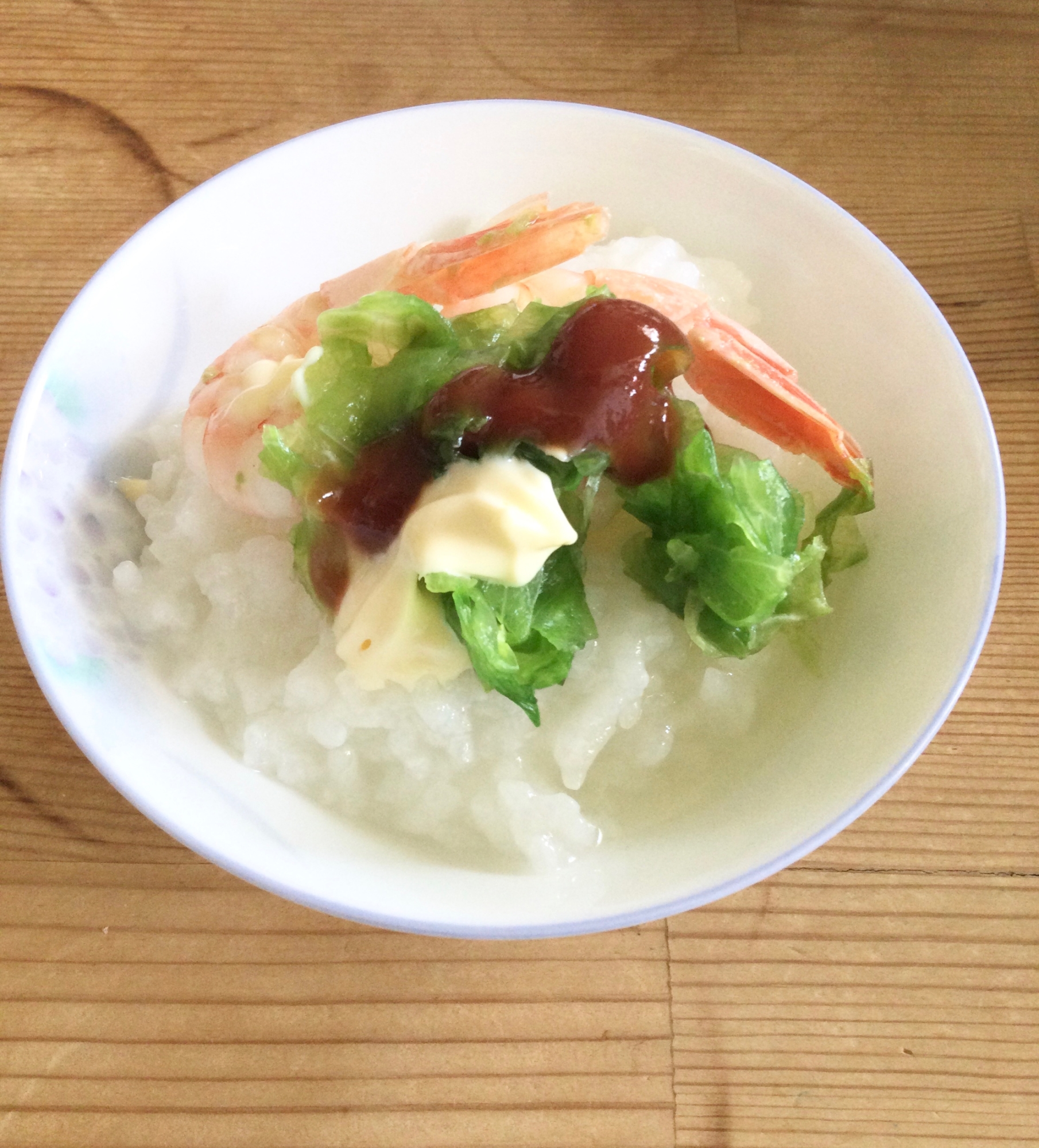 海老レタス丼♪