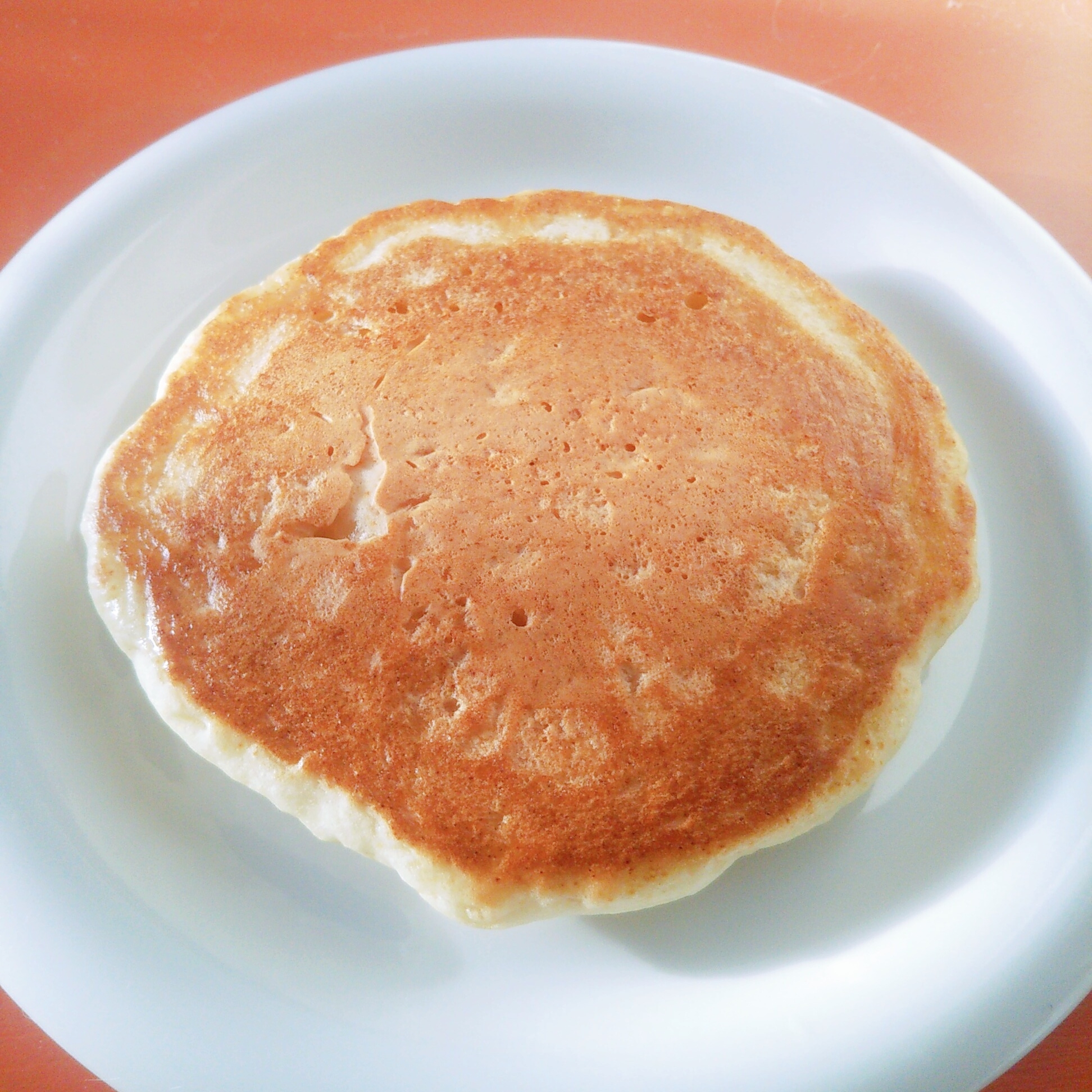 桃入り☆ホットケーキ