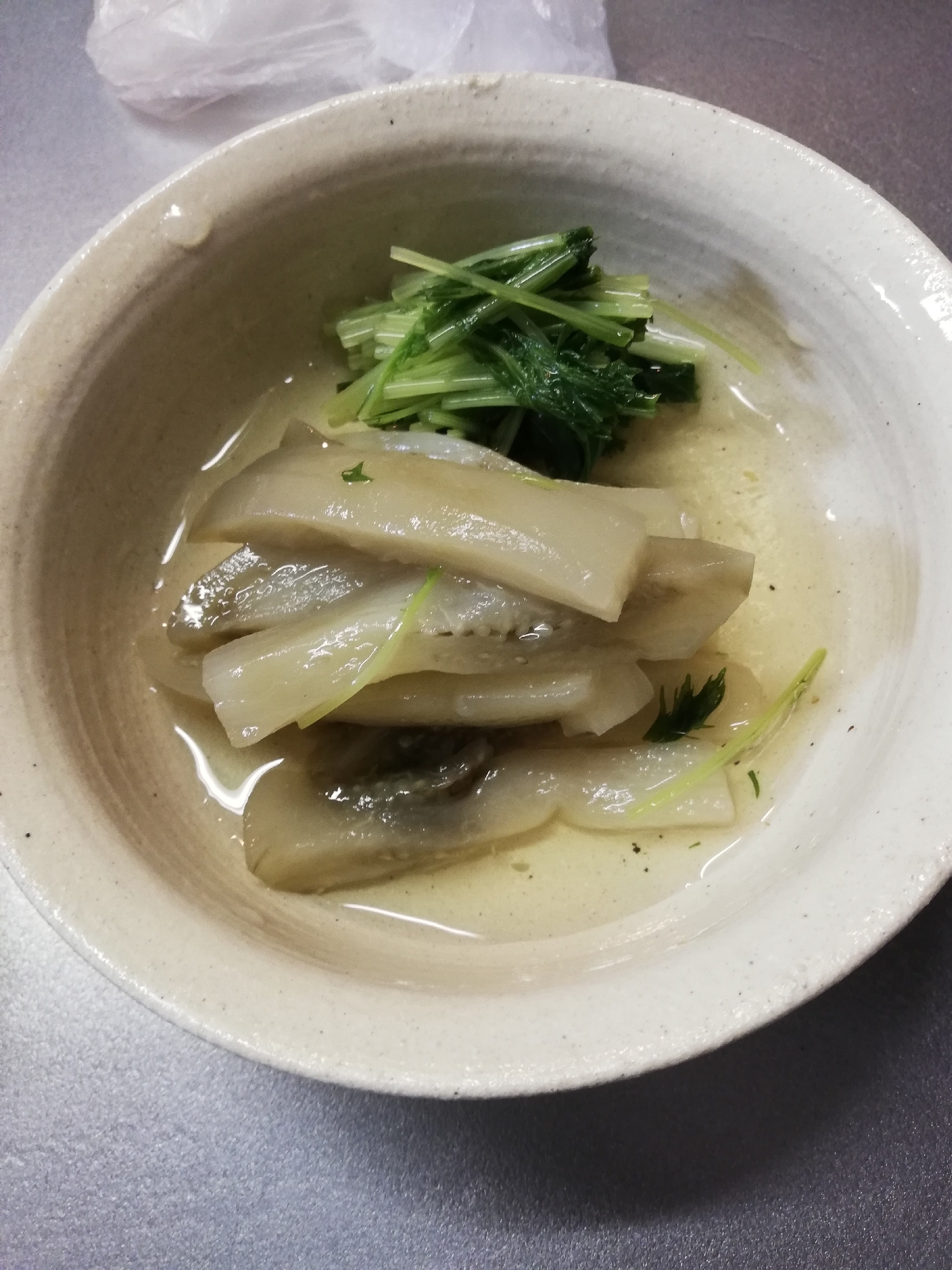 茄子の白だし煮