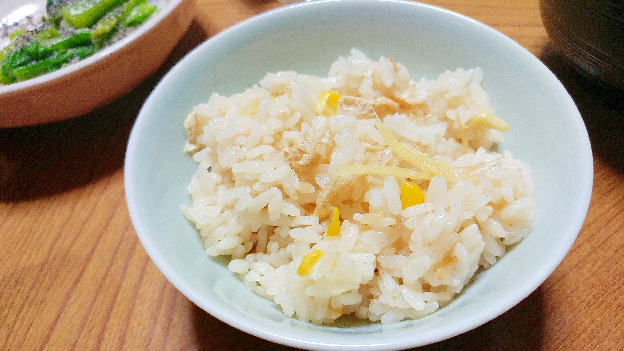 寒い日にはポッカポカ～　しょうがご飯