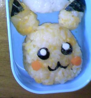 ポケモン弁当！　ピカチュウ♪