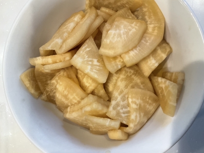 今まで食べた大根の漬物の中で一番美味しい大根の漬物