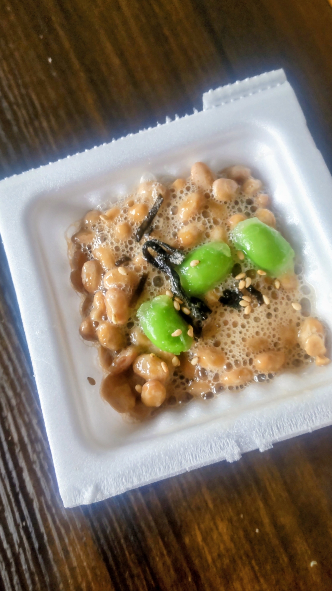枝豆塩昆布ごまの納豆