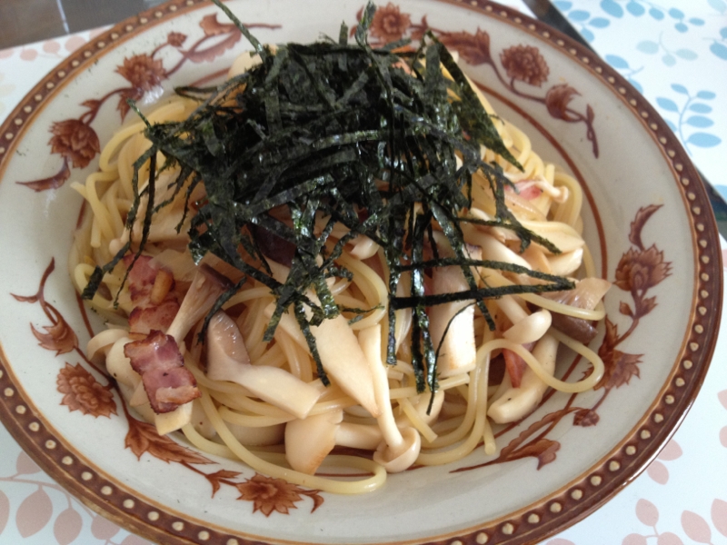 簡単美味☆きのこの和風パスタ