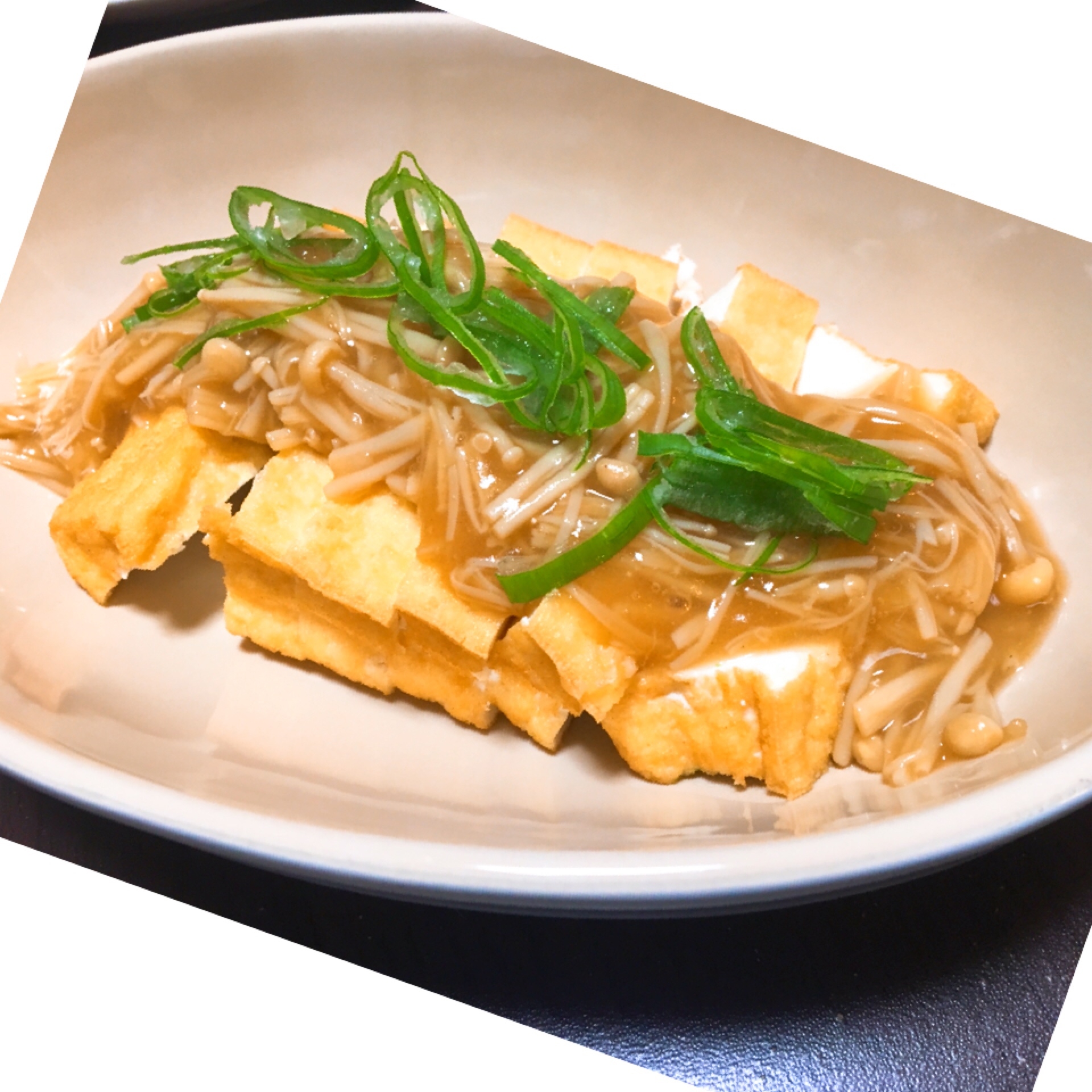 居酒屋のより美味しい 絶品厚揚げのキノコあんかけ レシピ 作り方 By 発酵食品大好き 楽天レシピ