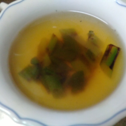 葱を焼いてみました(^^;)美味しいレシピありがとうございますm(__)m