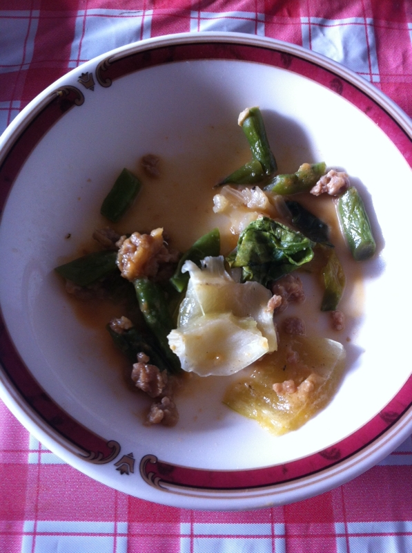 ごはんと食べたい★ひき肉と野菜の炒め物★