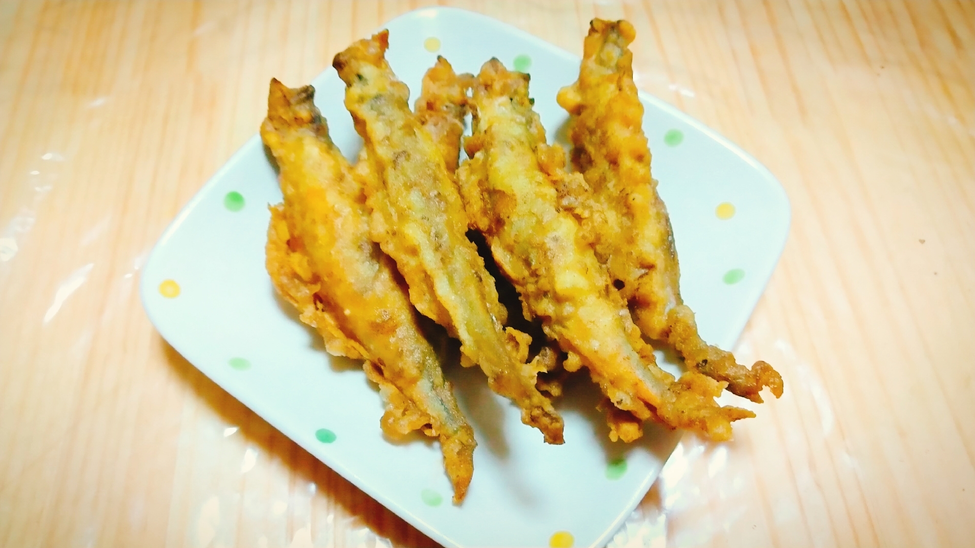 子持ちししゃもの天ぷら レシピ 作り方 By Nano0305 楽天レシピ