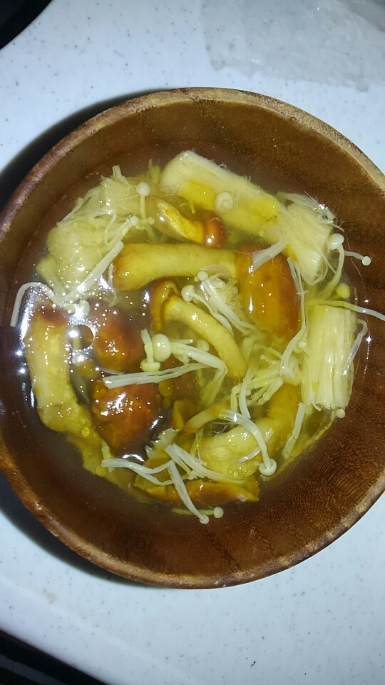 えのきとなめ茸の中華スープ