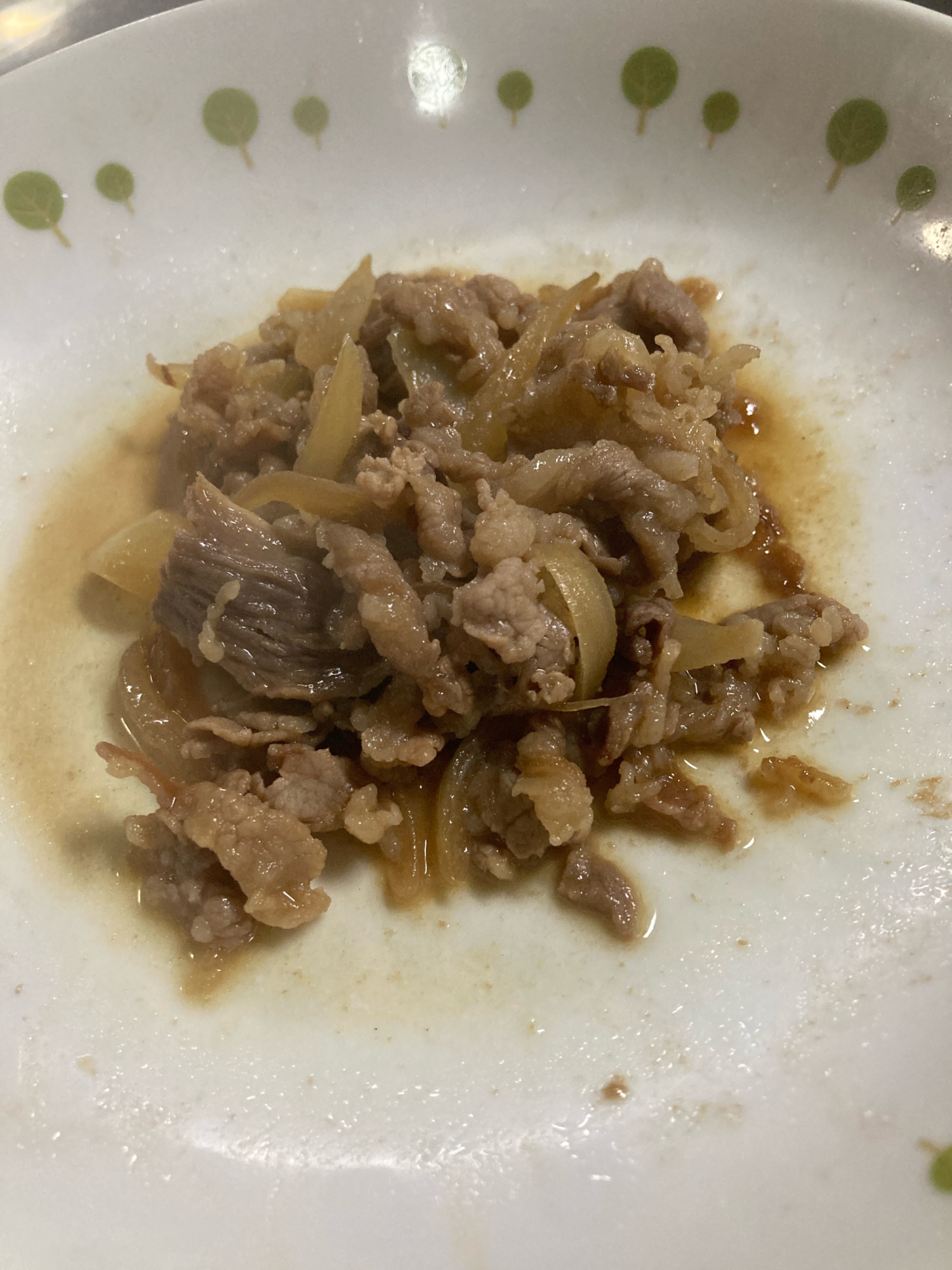 牛肉と玉ねぎの炒め煮