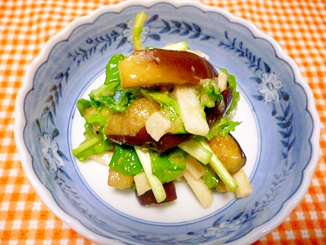 茄子の明太子和え