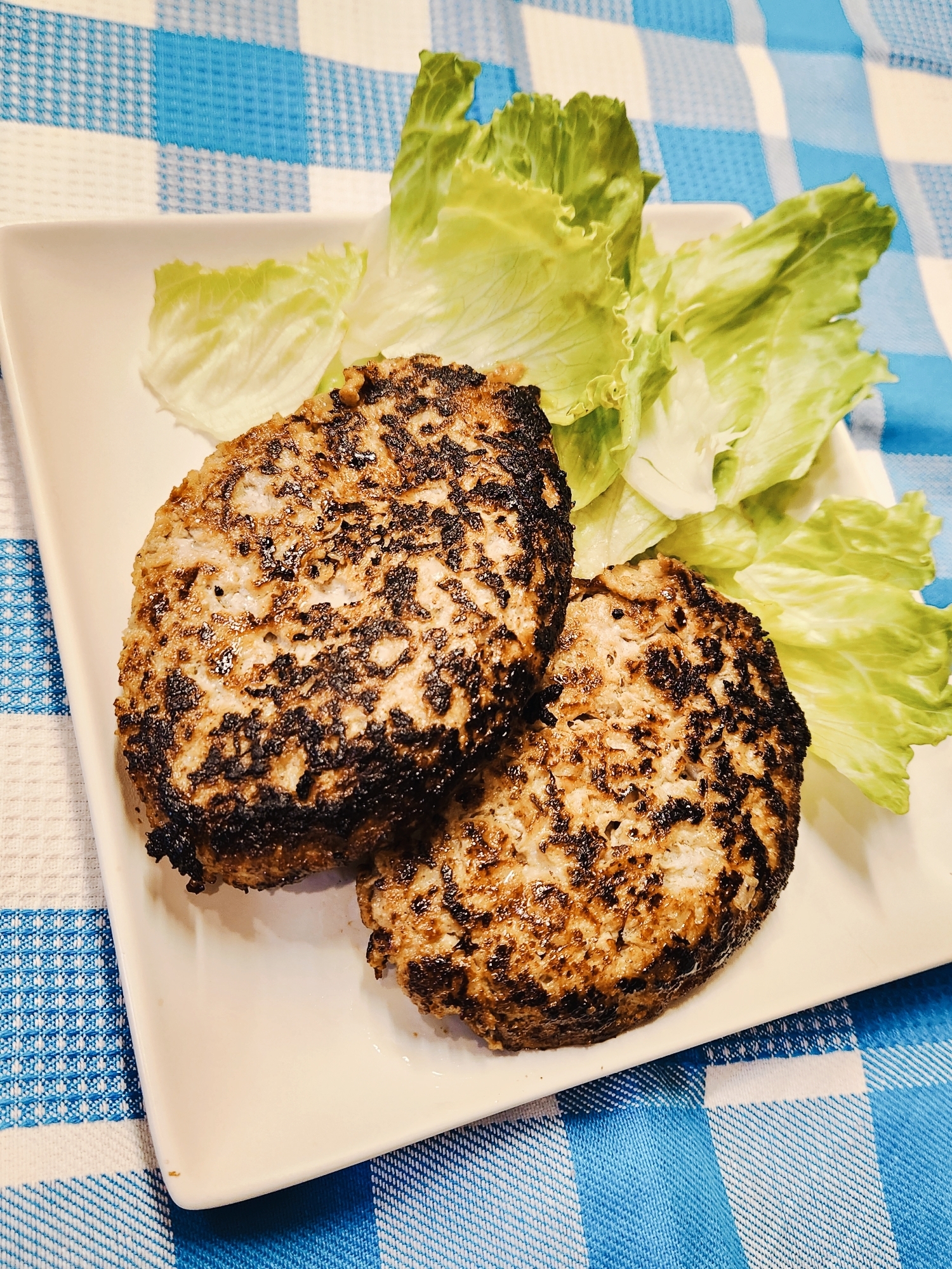 【おかず】新玉ねぎたっぷりハンバーグ