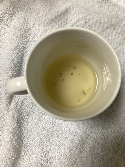 うちでできたので作りました。食後に飲んで少し松茸のお吸い物を思い出しました。美味しかったです。
