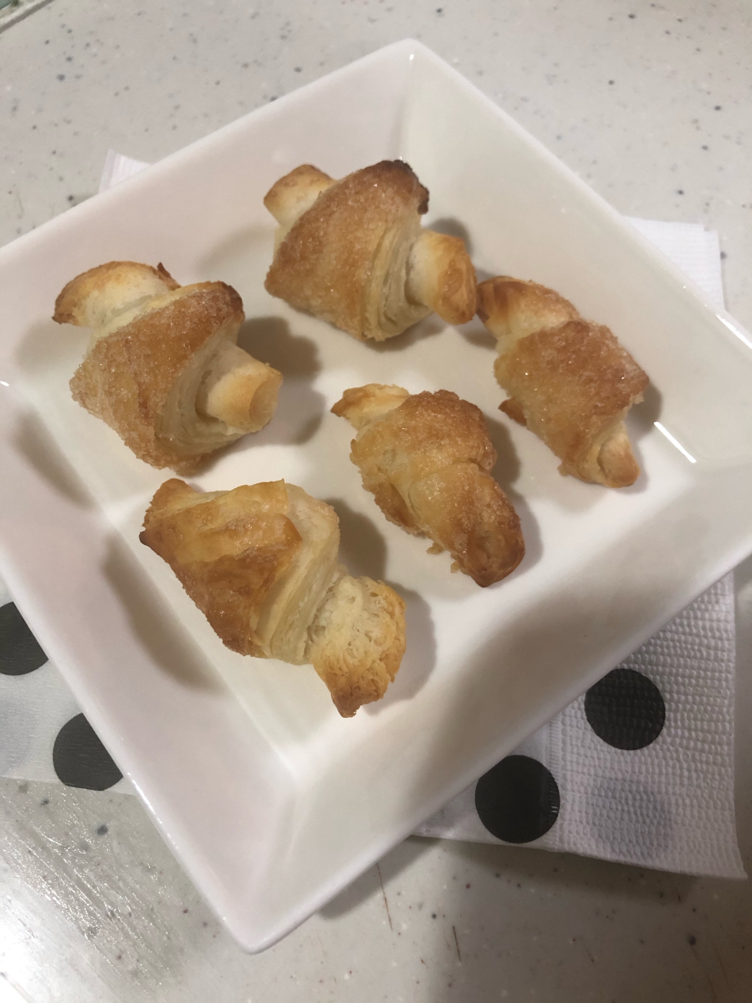 余った餃子の皮 ミニクロワッサンパイ