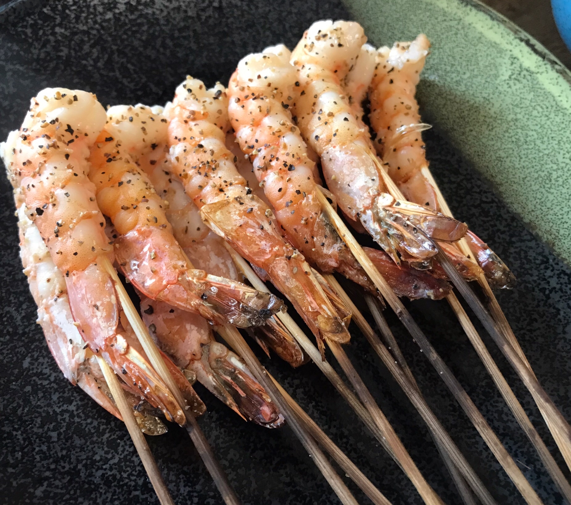 バナメイ海老の塩胡椒焼き♡