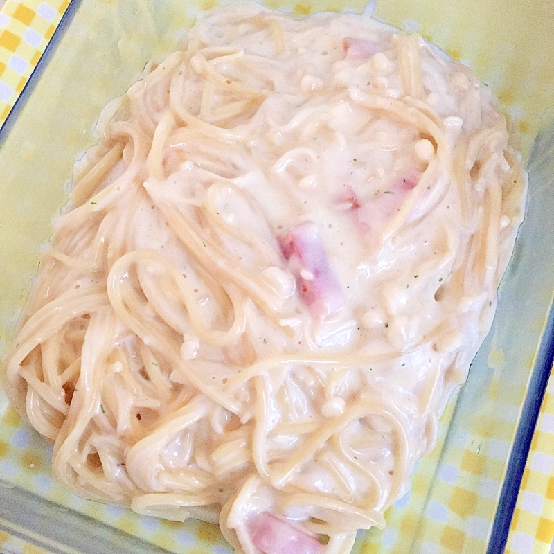 えのきとベーコンのクリームパスタ♡