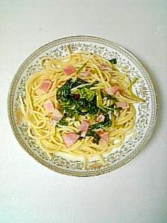 ☆ほうれん草とベーコンのペペロンチーノ☆