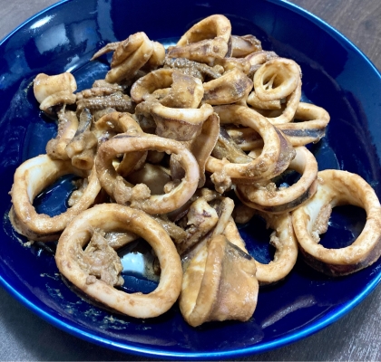 イカのワタ醤油炒め