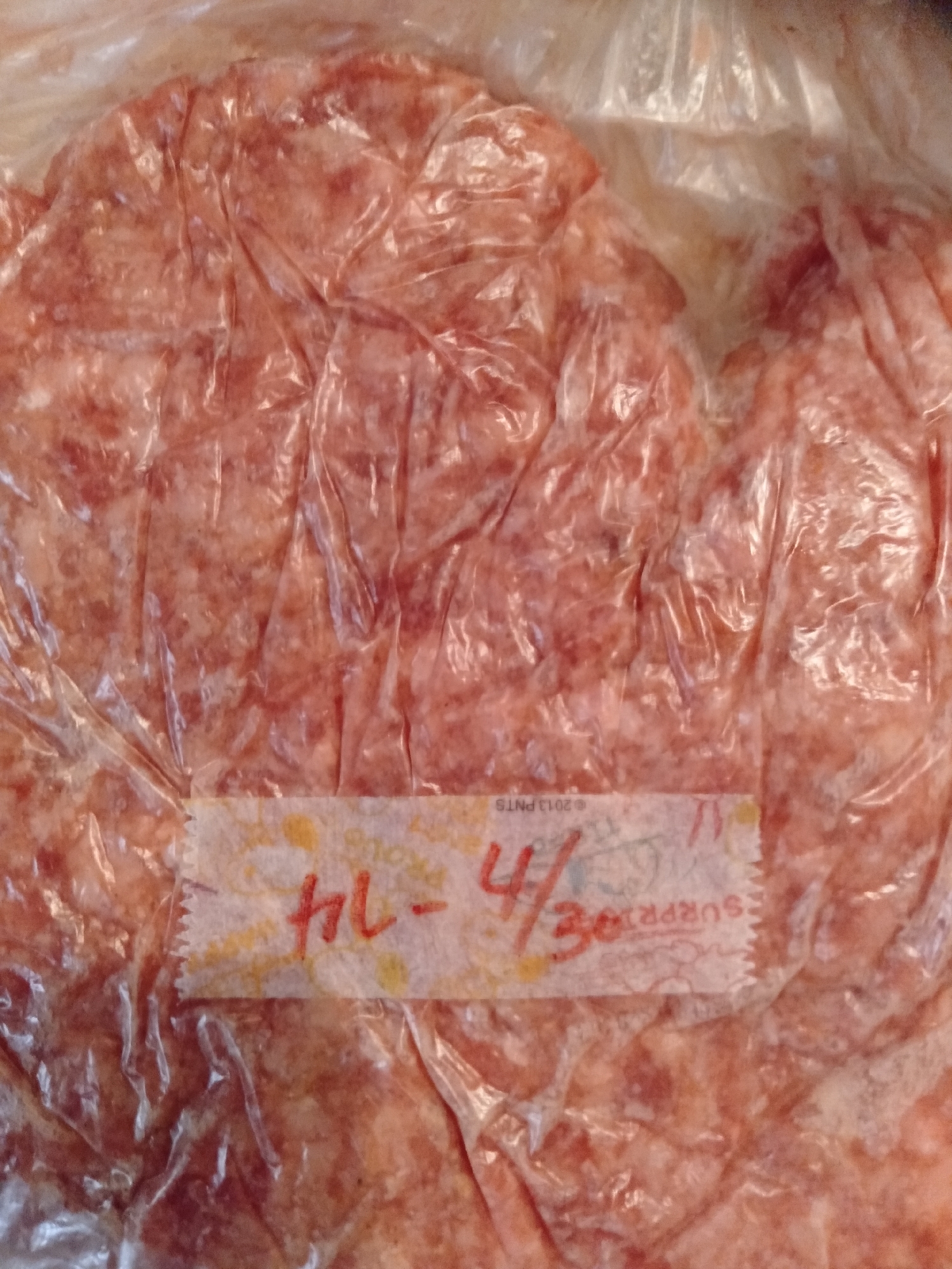 ひき肉の冷凍保存　カレー風味