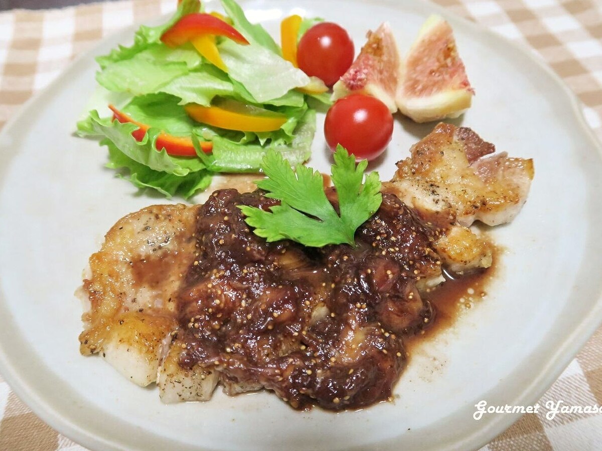 イチジクのソース De ポークソテー レシピ 作り方 By グルヤマ 楽天レシピ イチジクのソース De ポークソテー レシピ 作り方 By グルヤマ 楽天レシピ