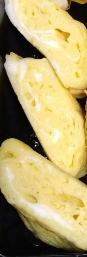カレーと鰹節の玉子焼き