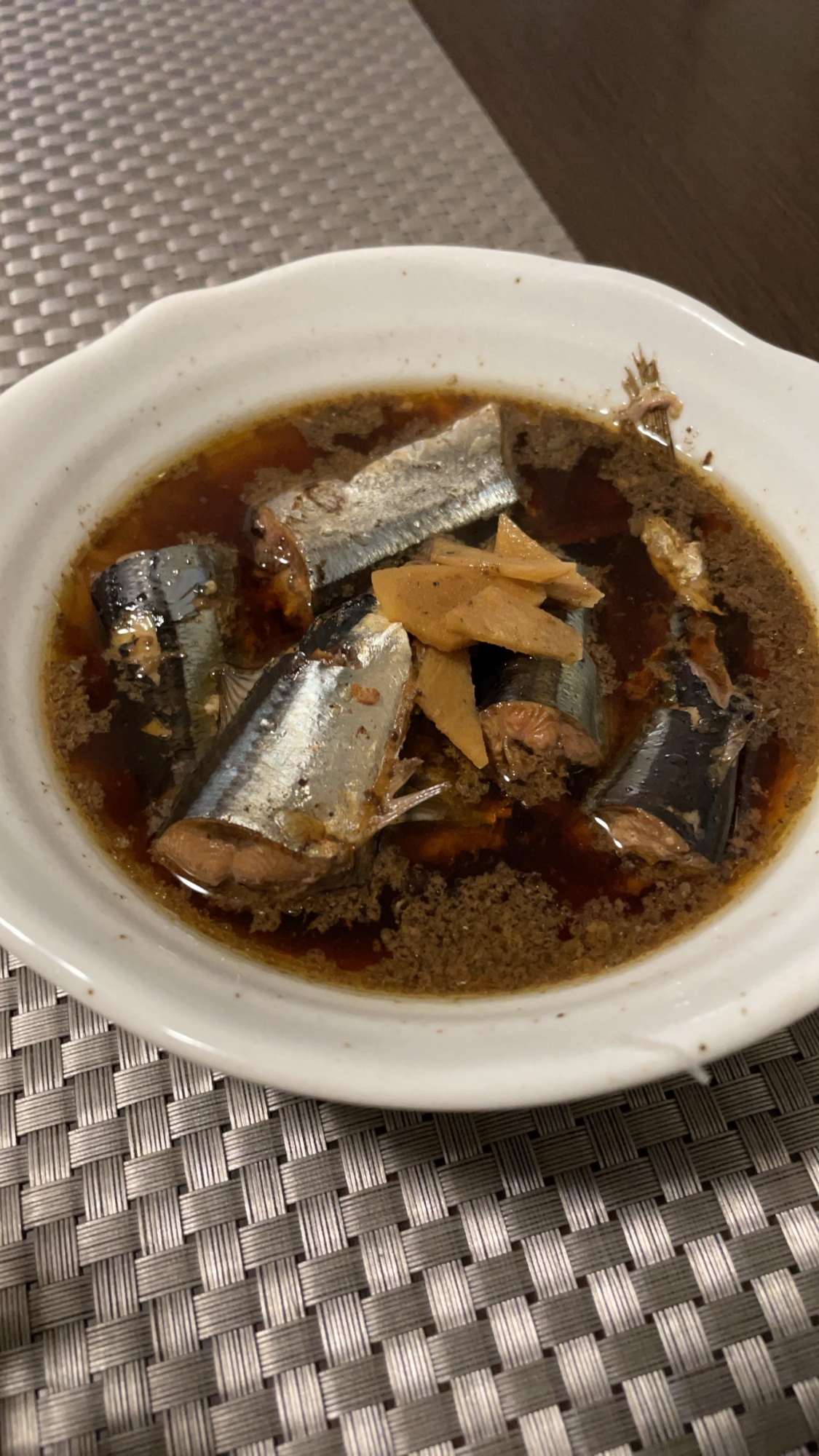 電気圧力鍋で秋刀魚の生姜煮（旬！）