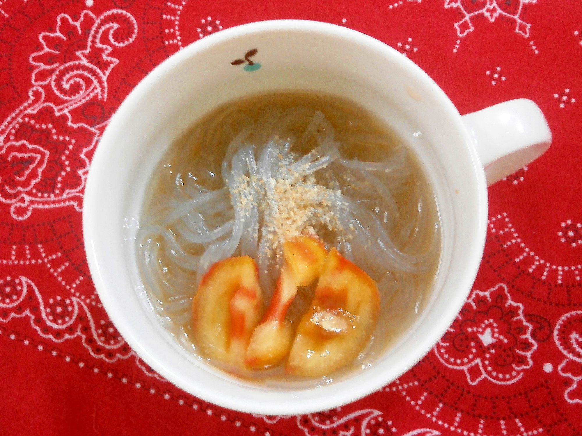 冷麺風春雨スープ