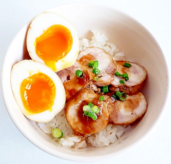 鶏チャーシュー丼