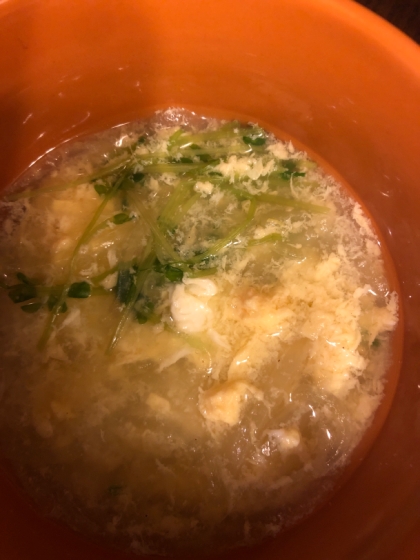 卵春雨スープ