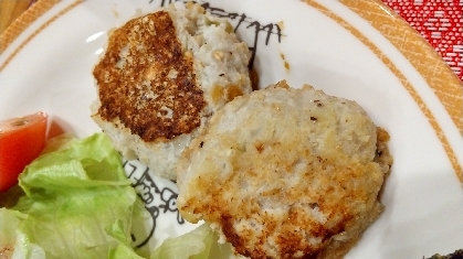 マクロビ★豆腐とレンコンのハンバーグ